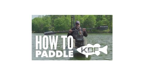 How To Paddle a Fishing Kayak (Sit-On-Top) | Kayak Bass Fishing