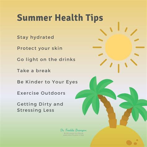 Stay Healthy and Happy this Summer