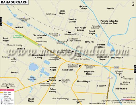 Bahadurgarh City Map