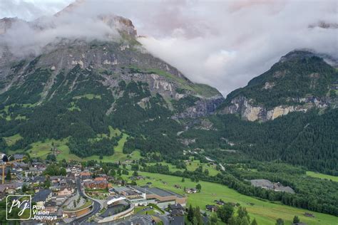 Aerial view of Grindelwald village – Pure Vision