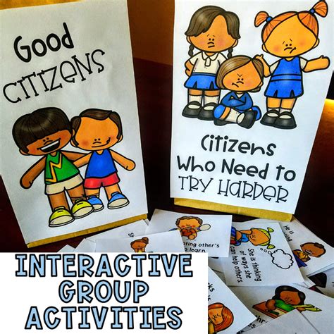 Citizenship Lessons and Printable Activities | Being a Good Citizen ...