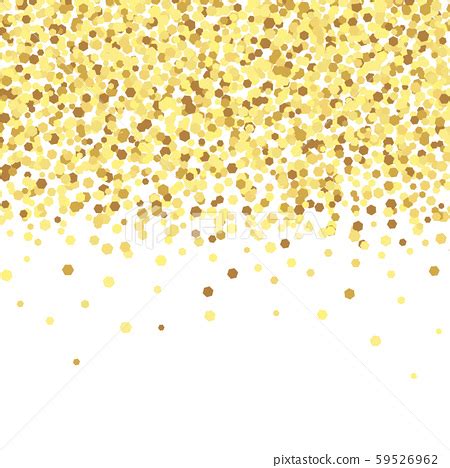 Gold glitter background white - Stock Illustration [59526962] - PIXTA