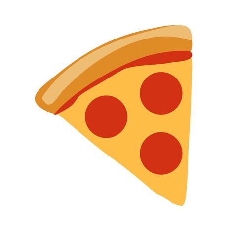 Cartoon pizza png transparent