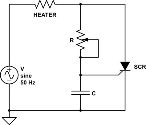 Scr Power Controller Circuit Diagram