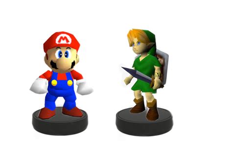 Concepts for a Super Mario 64 and Ocarina of time 64 Amiibo, Could be possible since there is an ...