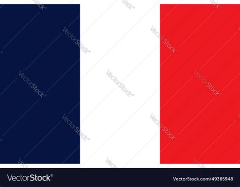 New france flag in 2020 simple for independence Vector Image