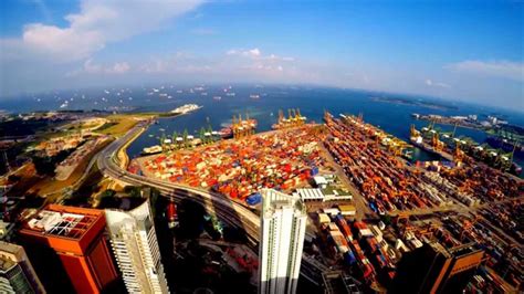 Singapore Harbour Time Lapse - YouTube