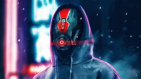 Hoodie Robot Scifi 4k Wallpaper,HD Artist Wallpapers,4k Wallpapers,Images,Backgrounds,Photos and ...