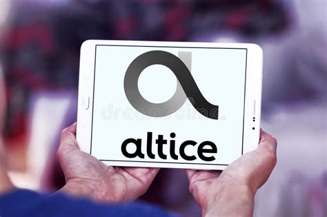 Altice Telecoms Company Logo Editorial Stock Image - Image of telecom ...