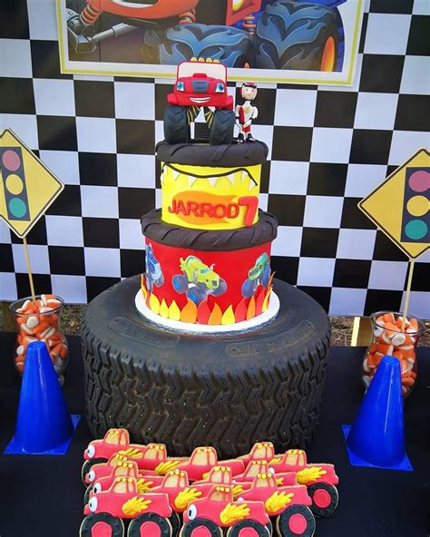 Blaze and the monstermachines Birthday Party Ideas | Photo 1 of 53 ...