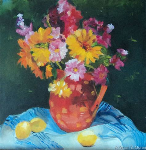 Painting : "Summer flowers" (Original art by SusanZMoranArt.com)