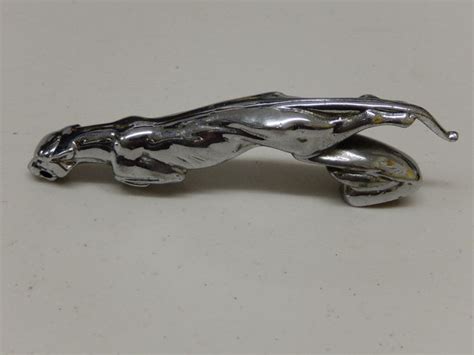 Chrome Jaguar Leaping Cat Chrome Car Mascot Hood Ornament - Catawiki