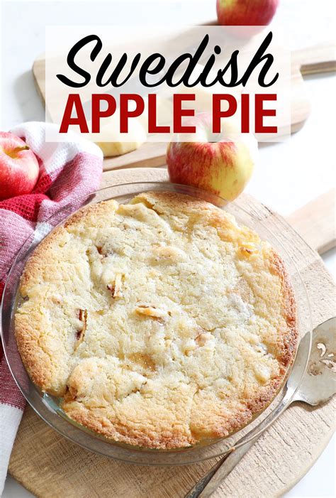 Swedish Apple Pie - Weekend Craft | Recipe in 2020 | Swedish apple pie ...