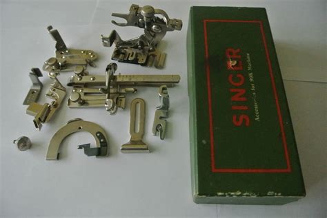 Vintage Singer Sewing Machine Accessories / Attachments(9) with ...