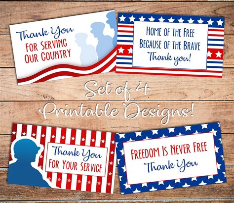 Veterans Day Thank You Cards - Etsy