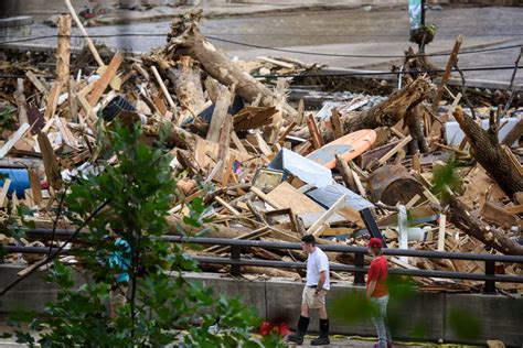 Chimney Rock, NC, flooding flattened the town. Photos as they recover