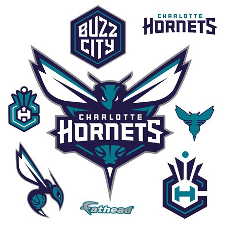 Charlotte Hornets: Logo - Giant Officially Licensed NBA Removable Wall ...