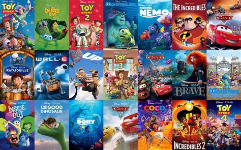 Disney/Pixar Movies (1995-2019) | Pixar, Disney pixar, Pixar toys