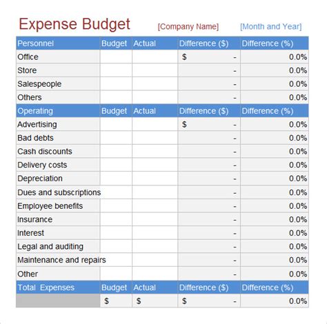 7 Excel Spreadsheet Templates - Download Documents in Excel