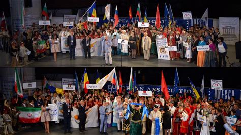 A memory from the Awarding and Closing Ceremonies of the IX Championship of Folklore "World Folk ...