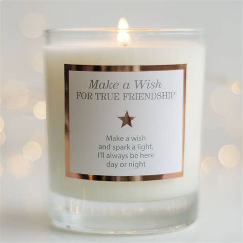 True Friendship Scented Candle By Make a Wish Candle Company ...