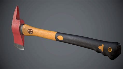 Fire Axe - 3D Model by diolator