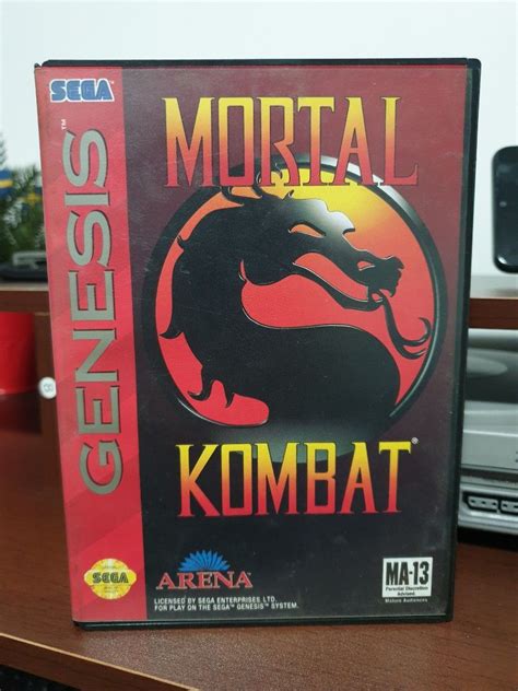 Sega Genesis Mortal Kombat MK megadrive md, Video Gaming, Video Games ...