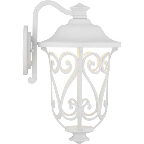 Progress Lighting Leawood LED 17-in H White LED Outdoor Wall Light ENERGY STAR in the Outdoor ...