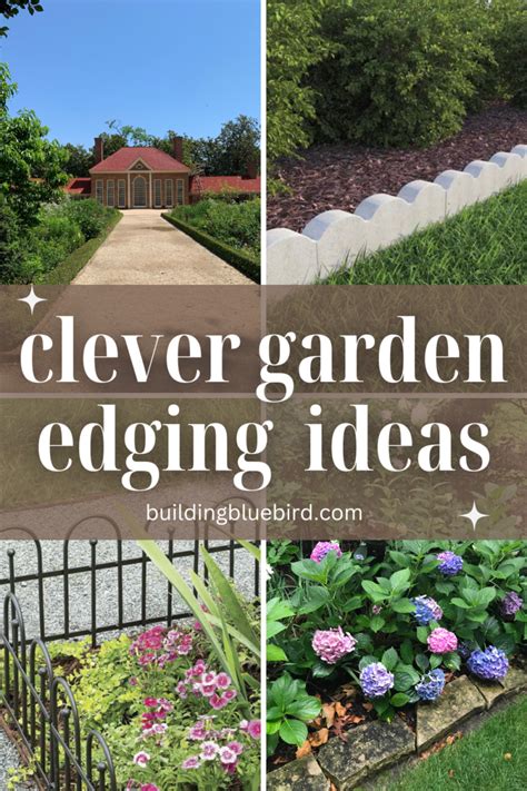 8 DIY Garden Edging Ideas for a Beautiful Yard - Building Bluebird