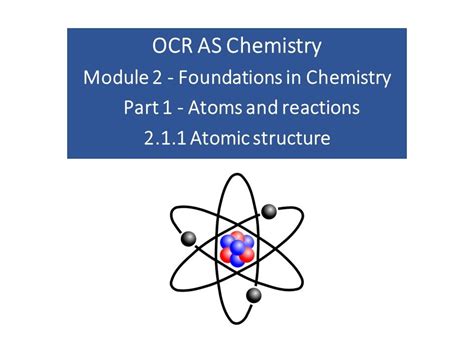 OCR A level Chemistry 2.1.1-2.1.2 Lessons | Teaching Resources