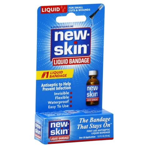 New-Skin Liquid Bandage, 0.3 fl oz (10 ml) - Health & Wellness - First ...