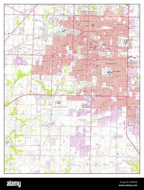 Springfield missouri map Cut Out Stock Images & Pictures - Alamy