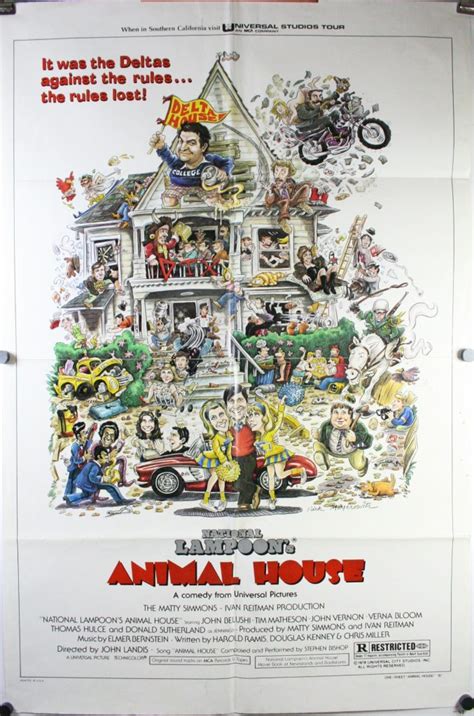 ANIMAL HOUSE, Original Vintage National Lampoon's Movie Poster - Original Vintage Movie Posters