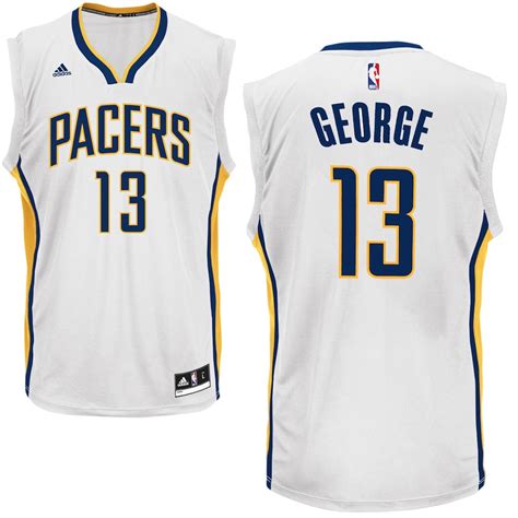 Paul George Indiana Pacers adidas Replica Jersey - White