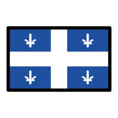 🏴󠁣󠁡󠁱󠁣󠁿 Flag for Quebec (CA-QC) Emoji