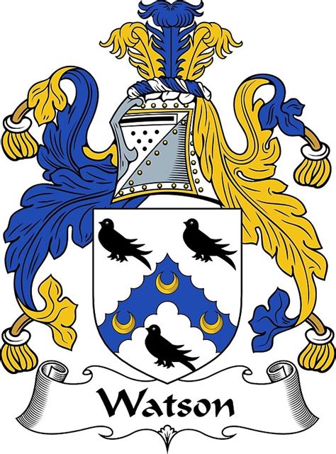 "Watson Coat of Arms / Watson Family Crest" by ScotlandForever | Redbubble