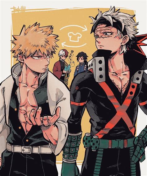 Pin by CatBun24 on KNY X MHA | Anime crossover, Anime, Anime fandom