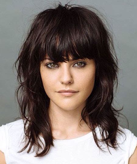 15+ Modern Medium Length Haircuts With Bangs, Layers For Thick Hair & Round Faces 2015 | Modern ...