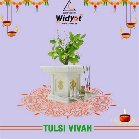 HAPPY TULSI VIVAH | Tulsi vivah, Tulsi, Festival design