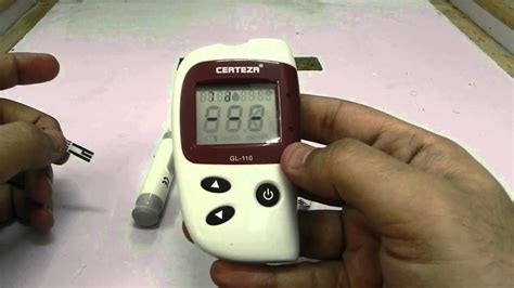 How to use your new CERTEZA GL-110 glucometer - YouTube