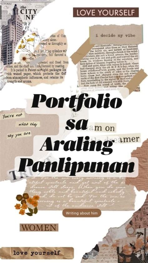 Portfolio sa Araling Panlipunan | Araling panlipunan lettering, Tle ...