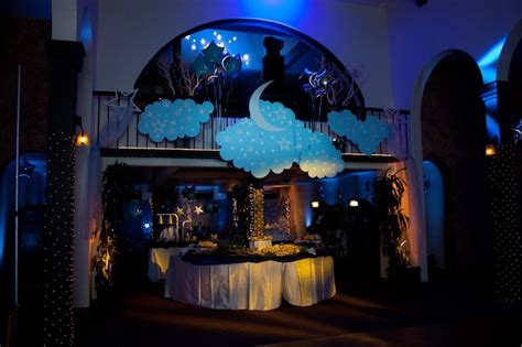 "Night under the stars" | Star theme party, Prom themes, Dance decorations