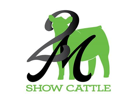 2M Show Cattle Logo Design - Ranch House Designs, Inc.