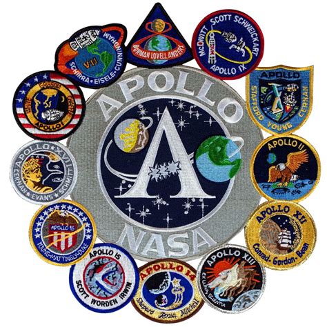 Apollo Mission Patch Collage | The Space Store