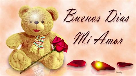 19 Imágenes de Buenos Días Mi Amor para WhatsApp