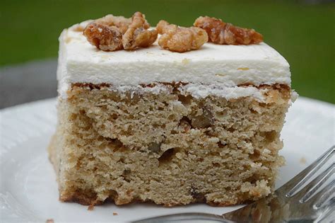 Applesauce Spice Cake with Maple Cream Cheese Frosting | Applesauce spice cake, Frosting recipes ...