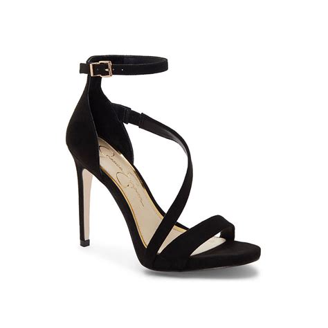 Jessica Simpson - Jessica Simpson Women's Rayli2 Heeled Sandal, Black, Size 7.5 - Walmart.com ...