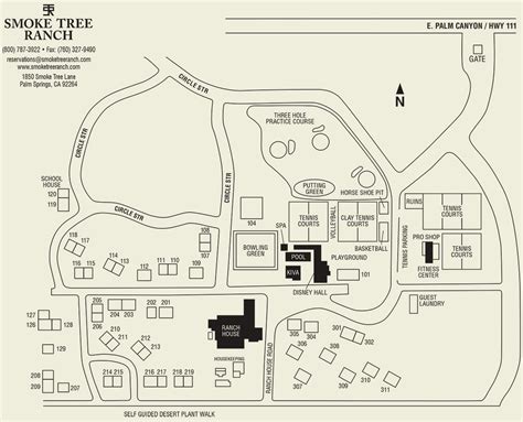 Ranch Map - Smoke Tree Ranch