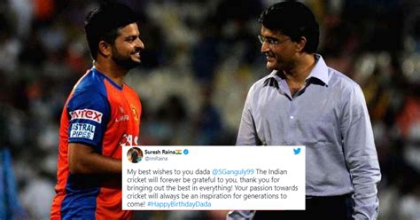 Sourav Ganguly Receives Wishes On The Occasion Of His Birthday - Cricfit