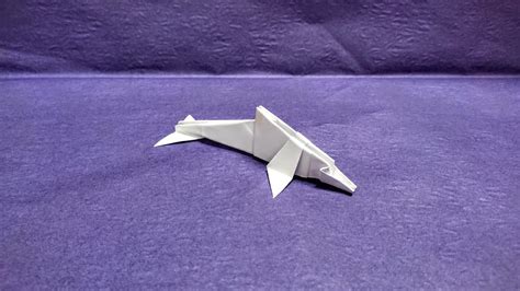 Origami Dolphin Easy, How To Make Dolphin Easy Origami Tutorial